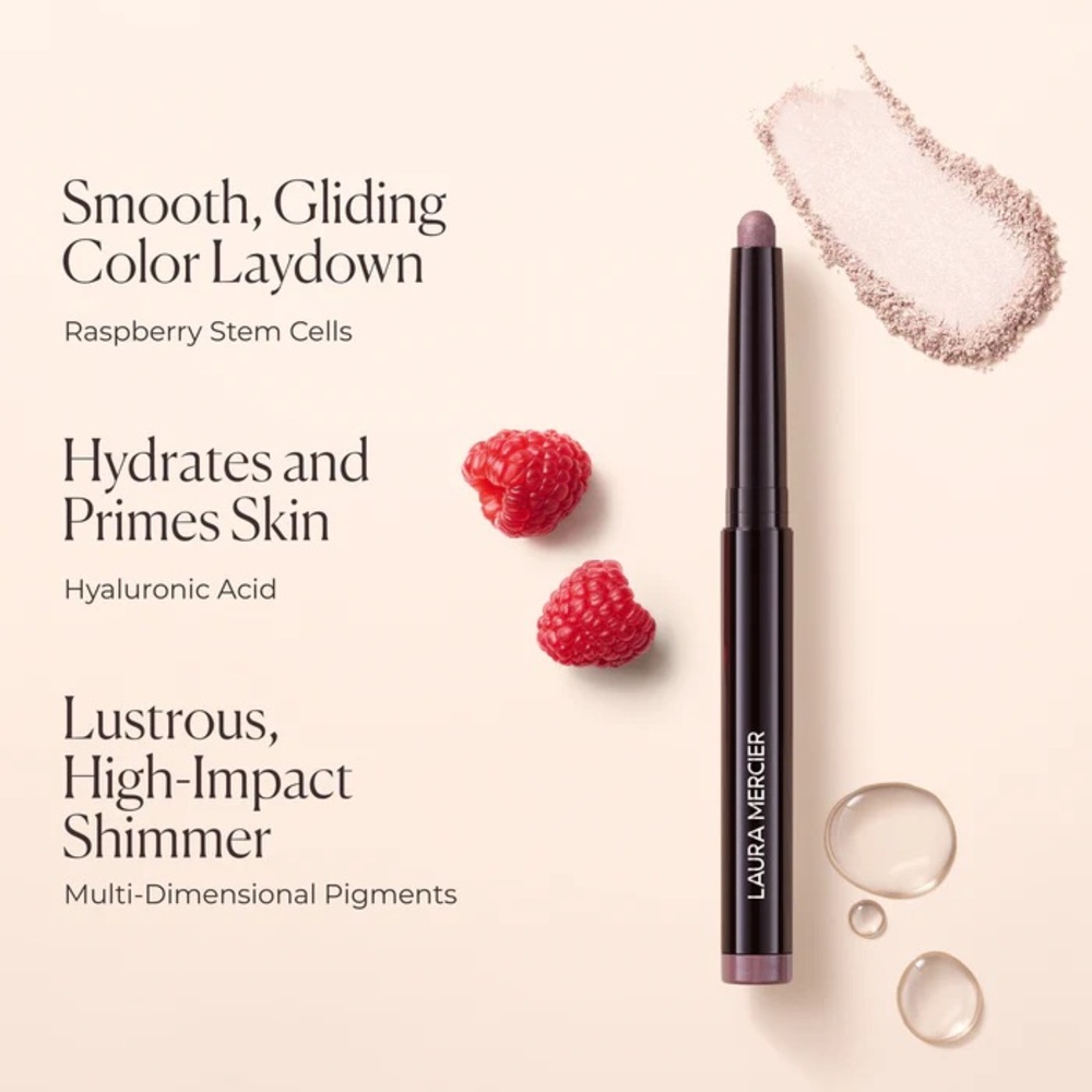 Laura Mercier Modern Rose RoseGlow Caviar Stick Eye Shadow- dusty rosy pink - Picture 5 of 10